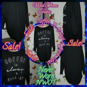 Coffee is always a good idea Tunic